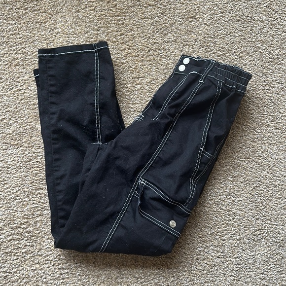 Blue Savvy Black Juniors Jeans Size 7 - Picture 1 of 16